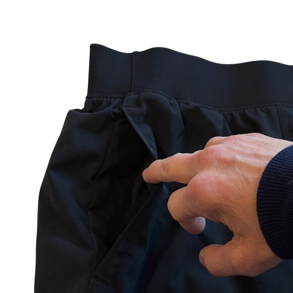 Under Armour Speedpocket 9" Running Shorts Mens Large Black Fitted Brief Lined - Picture 4 of 12